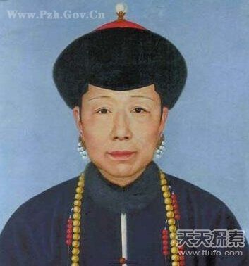 清朝皇后真实容貌曝光龅牙妹囧字眉
