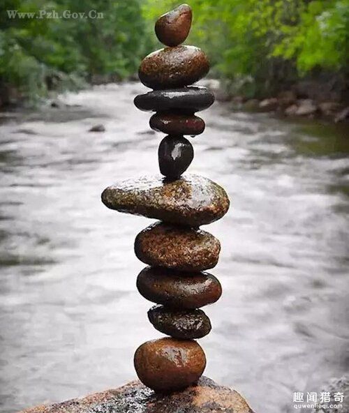 真的没有ps这些石头都是用手垒起来的