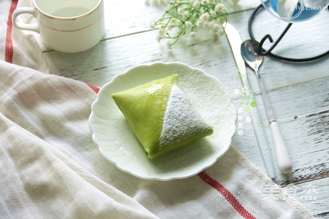 香兰风味黄桃班戟的做法